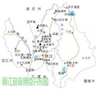 麗江旅游景點(diǎn)分布地圖/路線(xiàn)圖麗江旅游景點(diǎn)有哪些地方