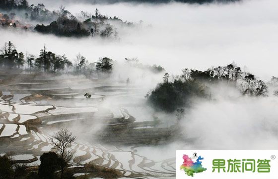 水墨畫一般的元陽(yáng)梯田實(shí)拍