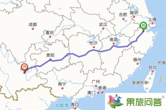 浙江到云南火車，浙江到云南多少公里，浙江到云南機(jī)票要多少錢？