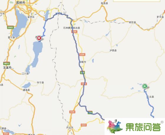 普者黑到撫仙湖有多遠？多少公里？普者黑到撫仙湖汽車