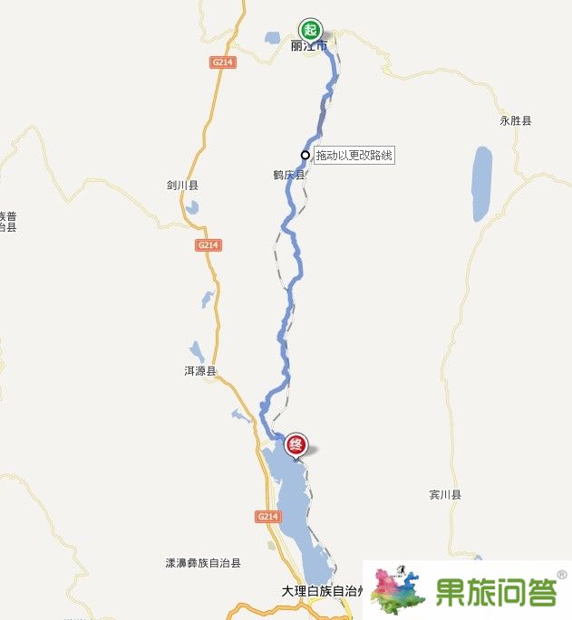 麗江到雙廊多少公里？從麗江到雙廊多長(zhǎng)時(shí)間？