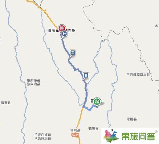 從麗江到香格里拉有多少公里？
